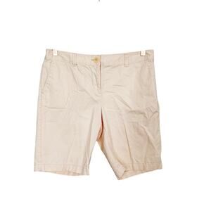LOFT Peach Cotton Original Bermuda Chino Shorts 8P